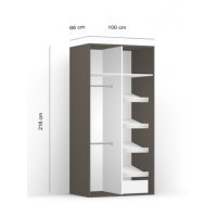 DULAP LEX 100-218-66 B GRI/CZP